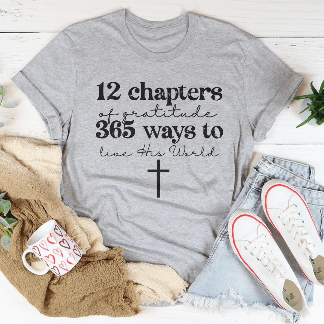12 Chapters Of Gratitude Tee