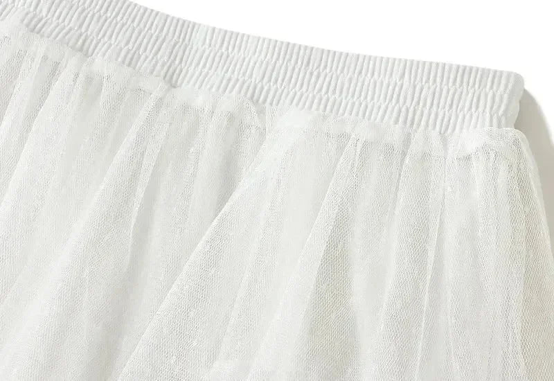 Women's High Waisted Slimming Sand Cake Skirt, Half Skirt, High-End Feeling Gauze, Long Skirt, Summer, , 2025 Hundred fold skirt