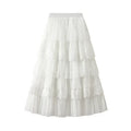 Women's High Waisted Slimming Sand Cake Skirt, Half Skirt, High-End Feeling Gauze, Long Skirt, Summer, , 2025 Hundred fold skirt