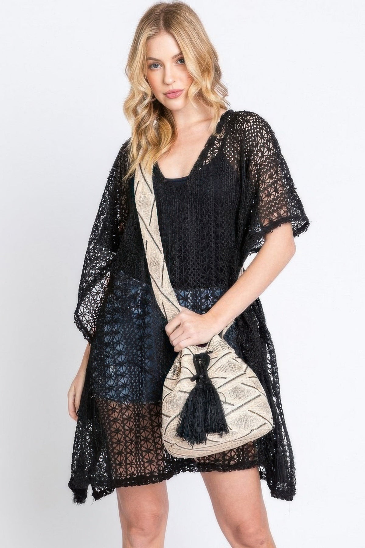 Aztec Bucket Bag With Aztec Strap