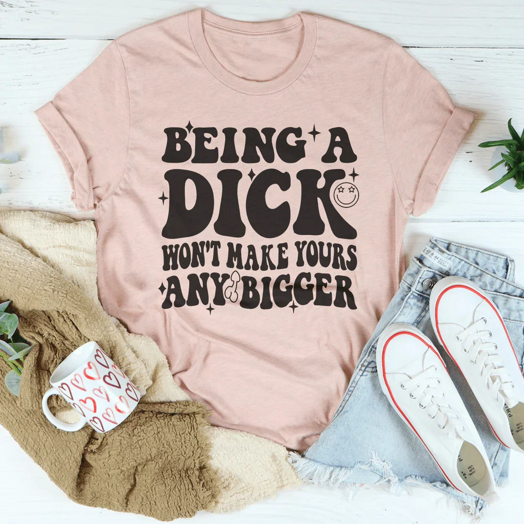 Savage Comeback Quote Top – "Acting Like A Dick" Casual Shirt