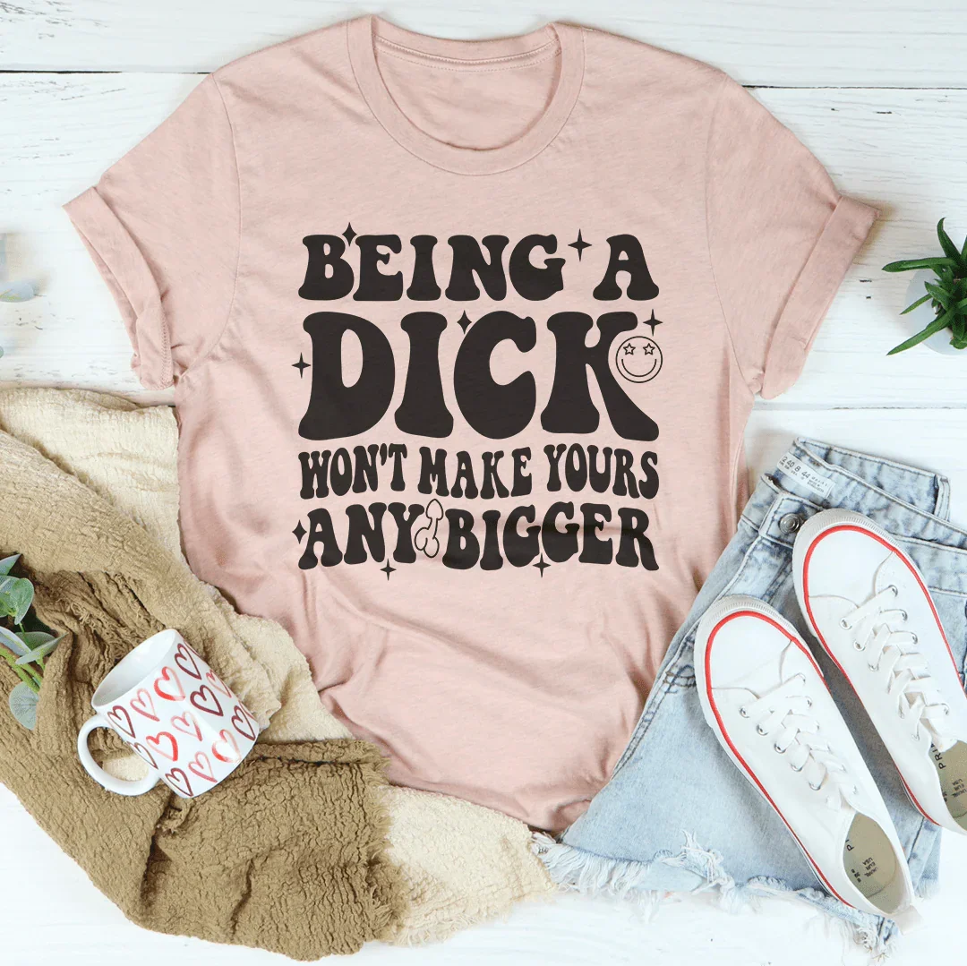 Savage Comeback Quote Top – "Acting Like A Dick" Casual Shirt