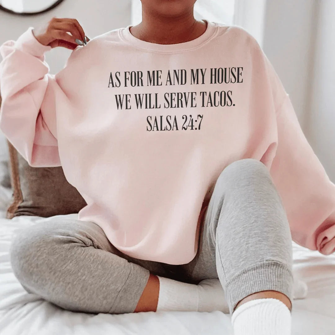 As For Me And My House We Will Serve Tacos Tee