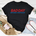 Retro Summer BBQ Graphic T-Shirt – "Bad Day To Be A Hot Dog" Tee