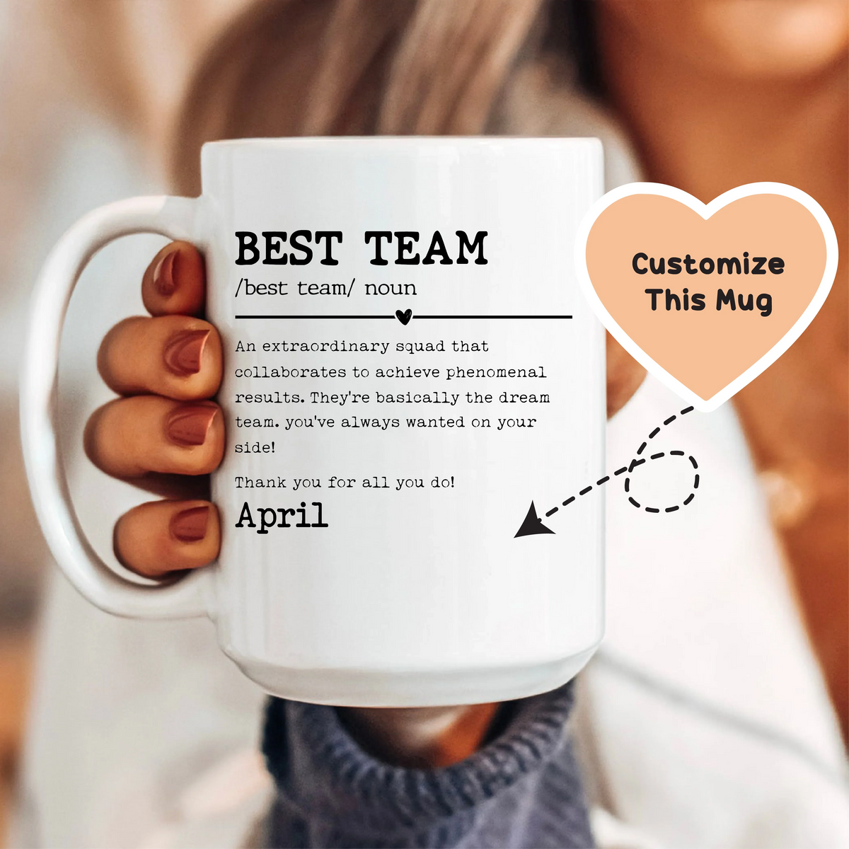 Best Team Custom Mug