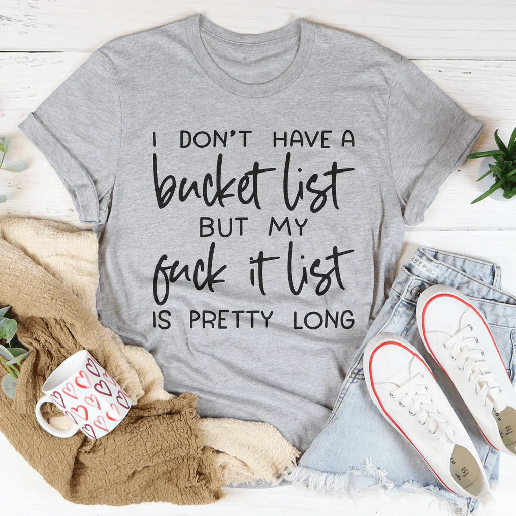 Bucket List Tee
