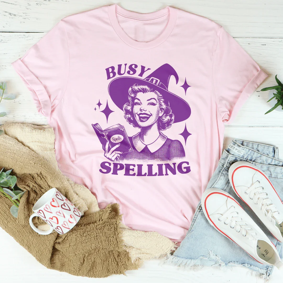 Busy Spelling Tee