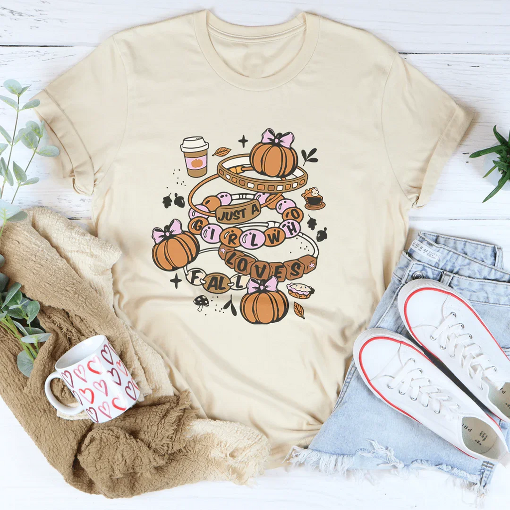 Just A Girl Who Loves Fall Tee