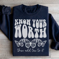 Know Your Worth & Add Tax To It Sweatshirt