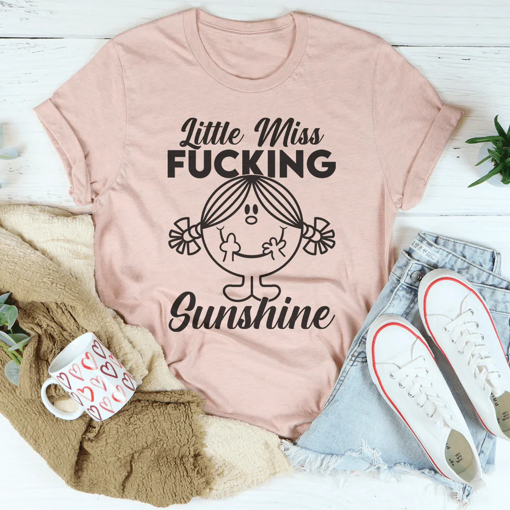 Sassy Attitude Short-Sleeve Tee – "Little Miss F* Sunshine"