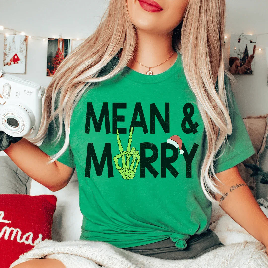 Mean & Merry Tee