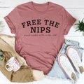 Cozy Comfort Lifestyle Top – "No Bra Club" Casual Graphic Shirt