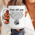 Pie Recipe Ceramic Mug 15 oz