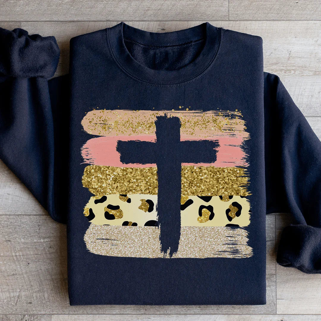 Pink Cross Sweatshirt