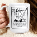 She Believed She Could Mom Mug