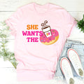 She Wants Donuts Tee